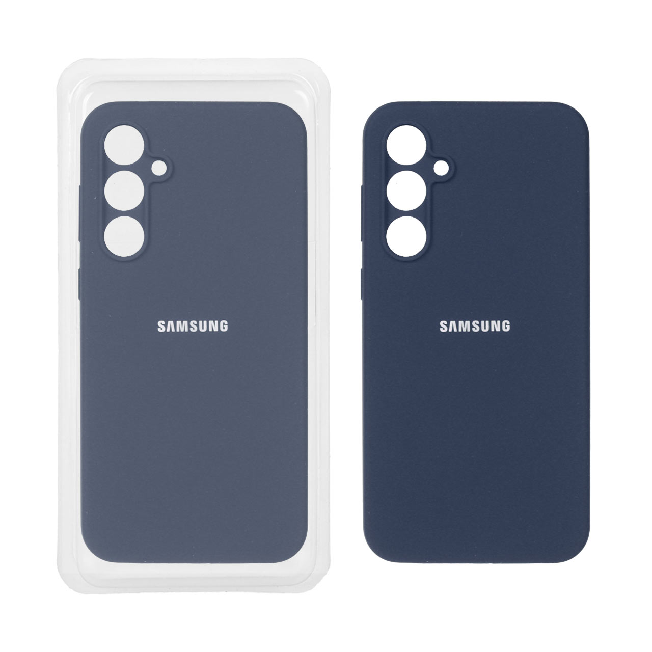 قاب سیلیکونی پاک کنی محافظ لنزدار اورجینال Samsung Galaxy S23 FE - سرمه ای