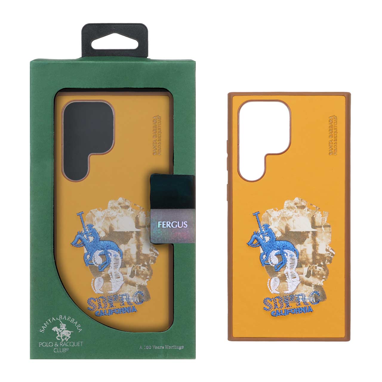 قاب چرمی Santa Barbara Polo مدل Samsung Galaxy S23 Ultra - طرح
