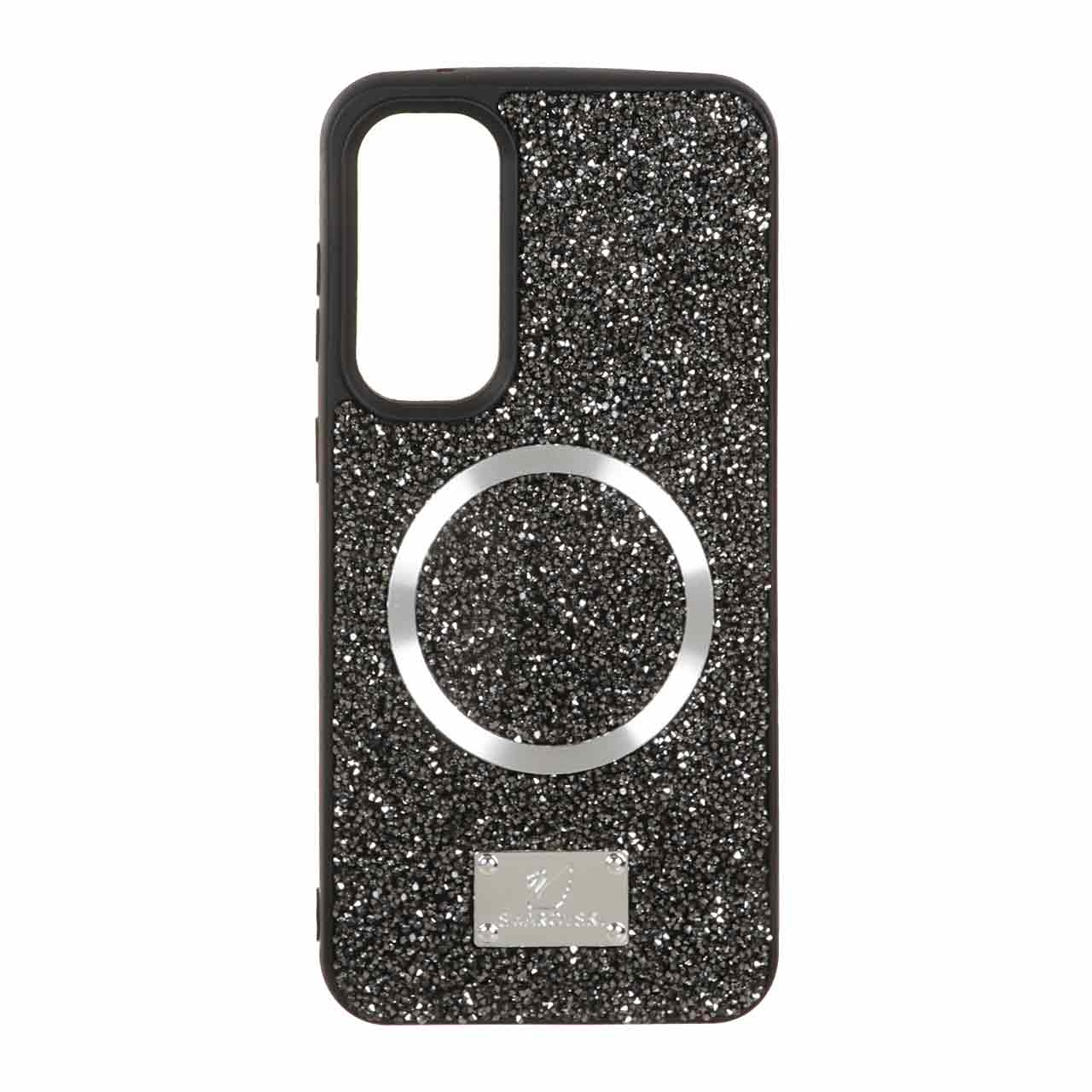 قاب Swarovski Magsafe مدل Samsung Galaxy S23 FE - خاکستری