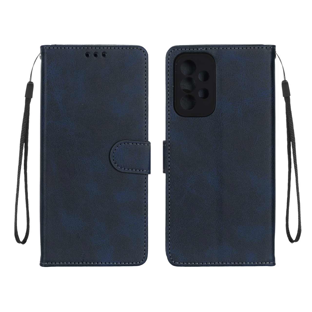 کیف موبایل مگنتی درجه یک MNC مدل Samsung Galaxy A73 - سرمه ای تیره