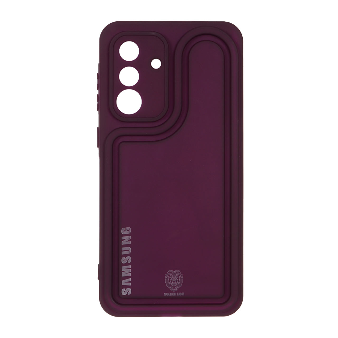 قاب Solid Case منحنی Golden Lion مدل Samsung Galaxy A56 - بنفش تیره
