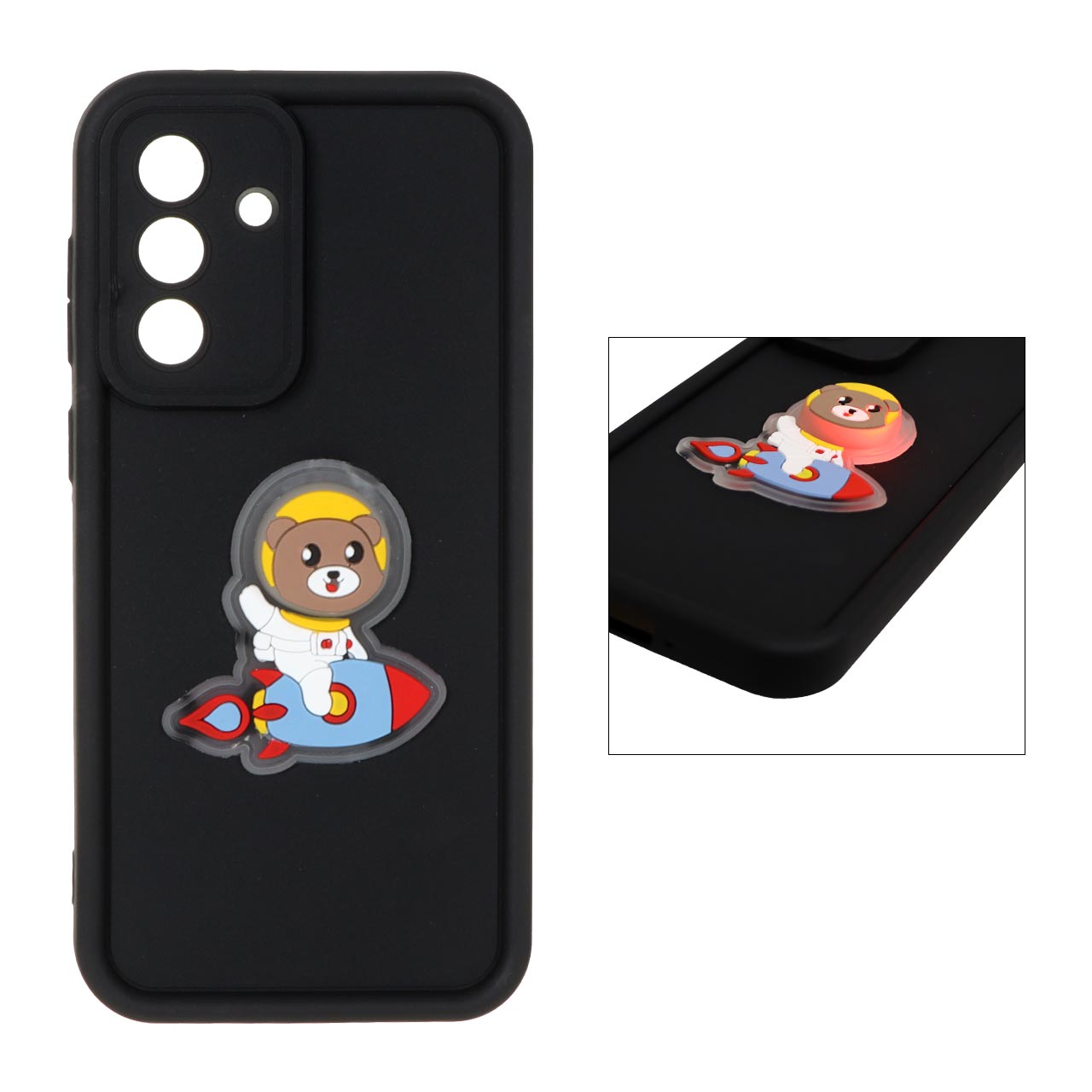 قاب Solid Case عروسک برجسته چراغ دار Samsung Galaxy A56