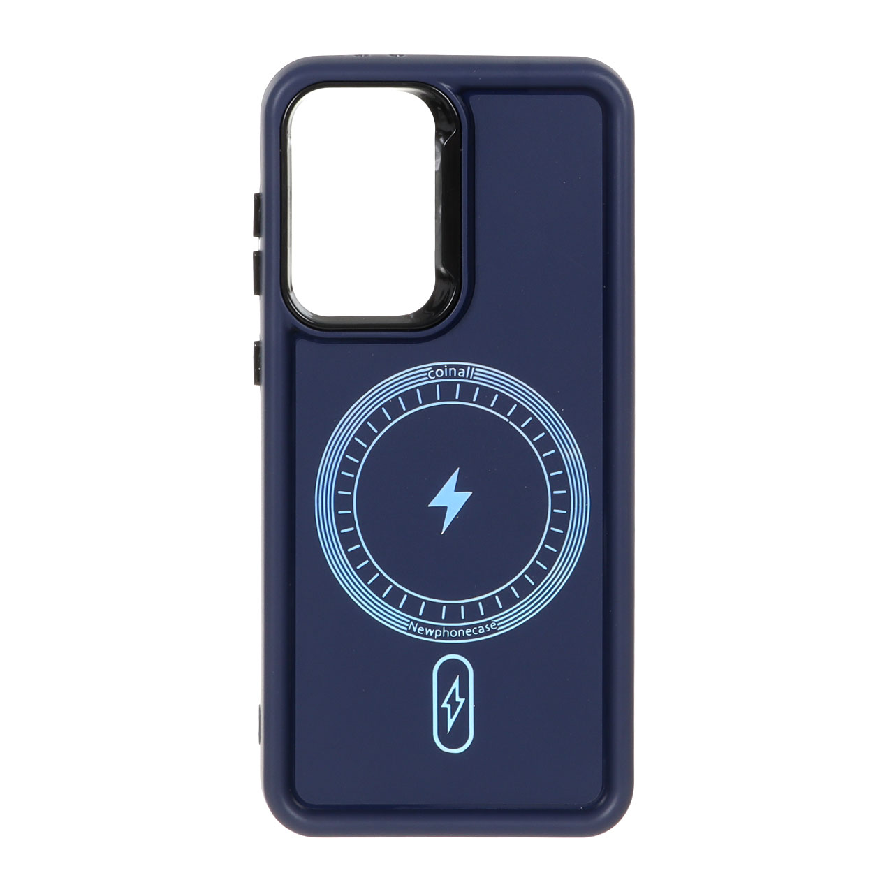 قاب Solid Case طرح مگ سیف Coinall مدل Samsung Galaxy A56 - سرمه ای