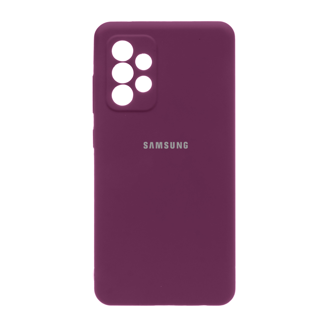 قاب سیلیکونی پاک کنی محافظ لنزدار Samsung A73-5G - بنفش