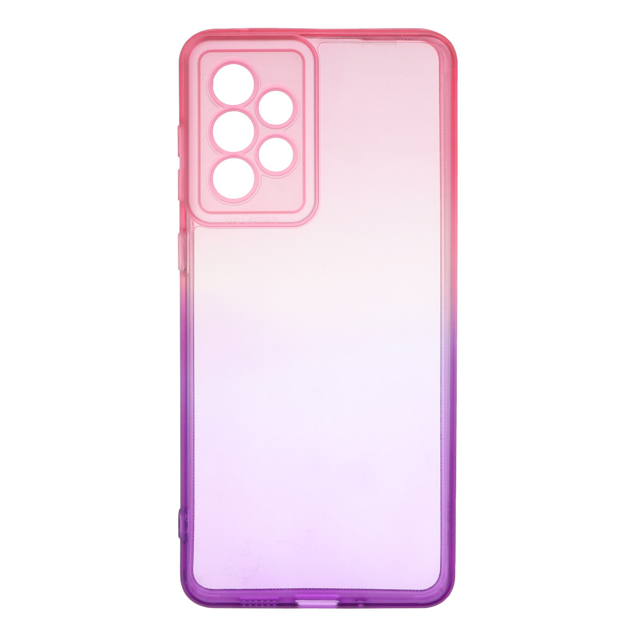قاب ژله ای دو رنگ ساده محافظ لنزدار Samsung A73