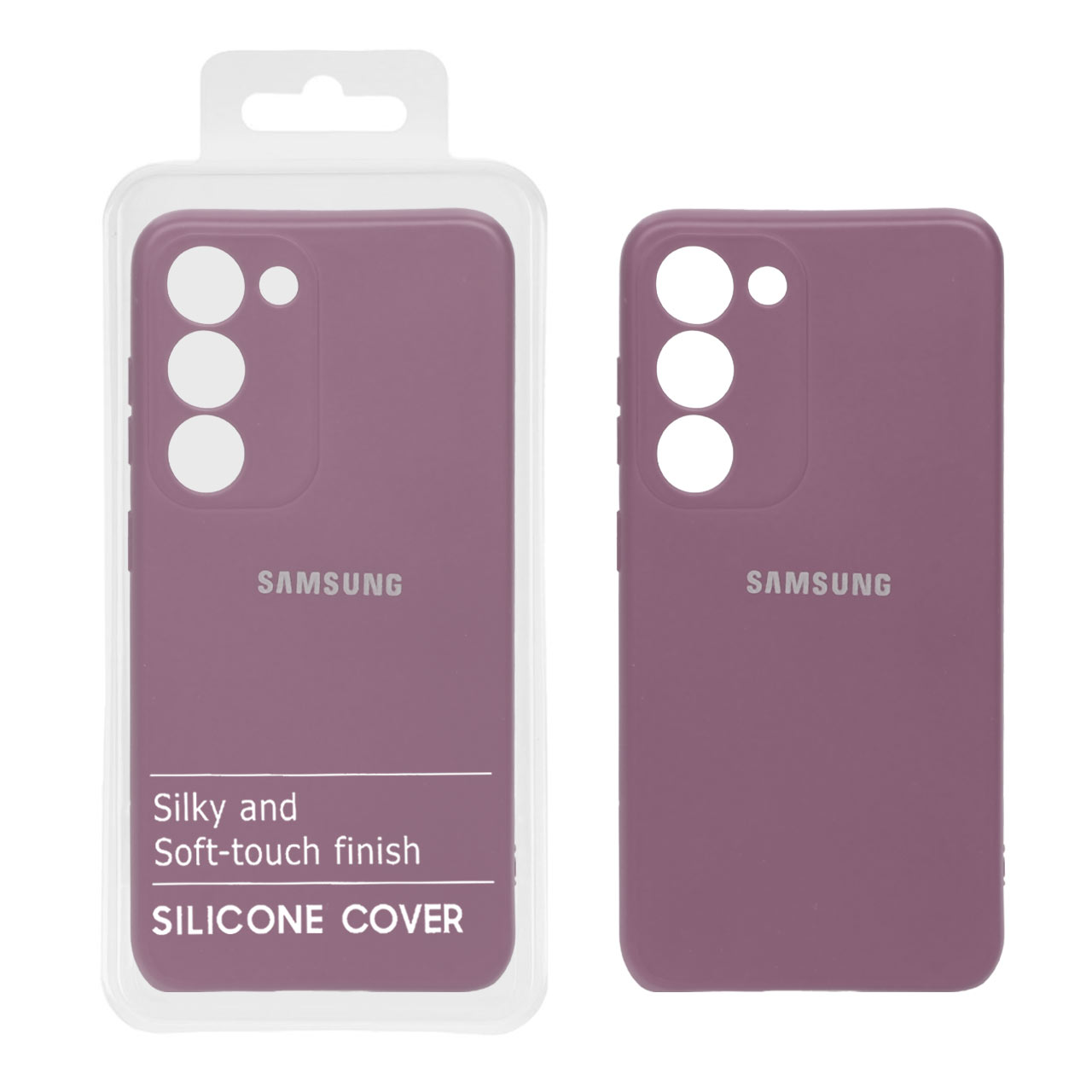 قاب نیو سیلیکون محافظ لنزدار Samsung S23 -RFF - بنفش