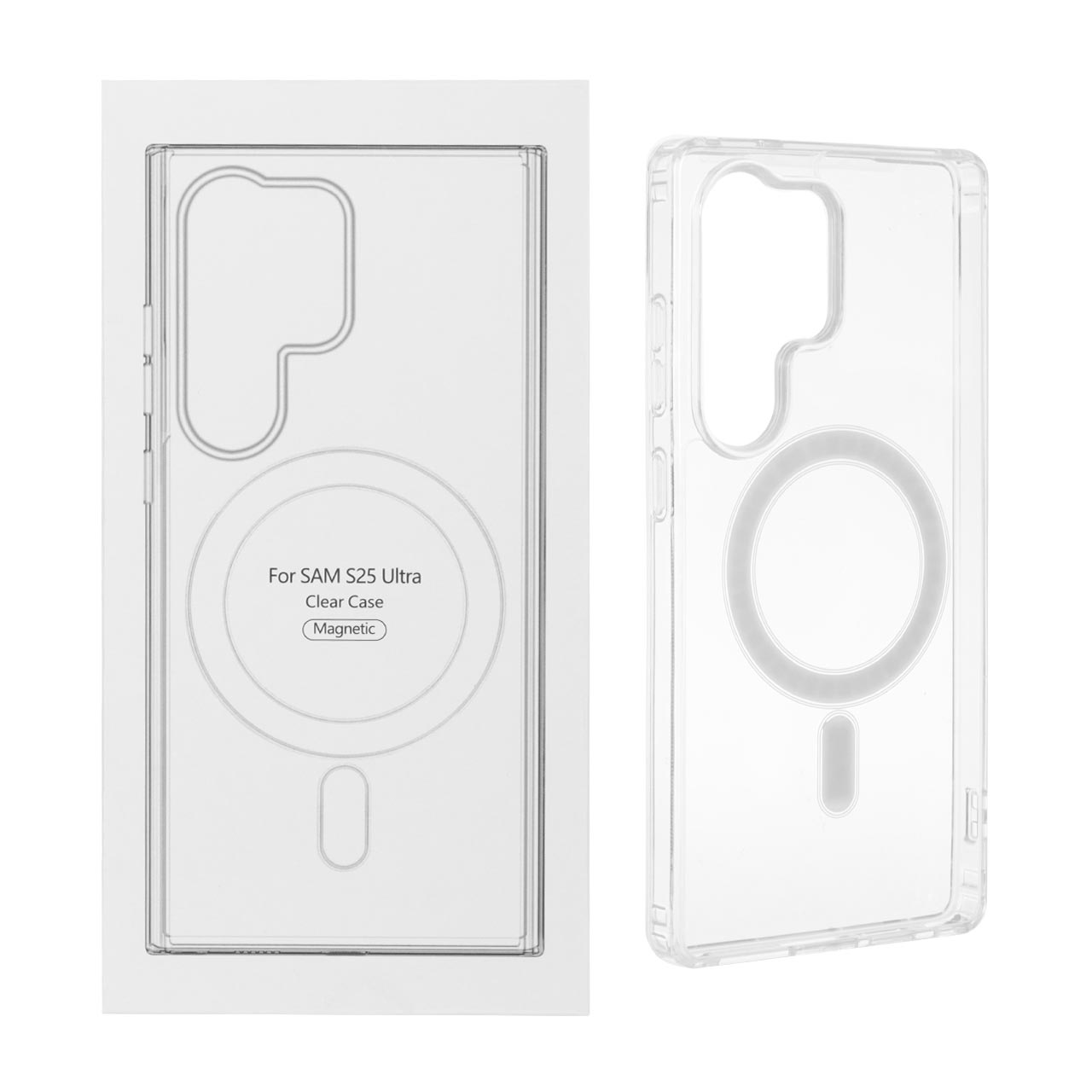 قاب شفاف Samsung Galaxy S25 Ultra با قابلیت شارژ MagSafe