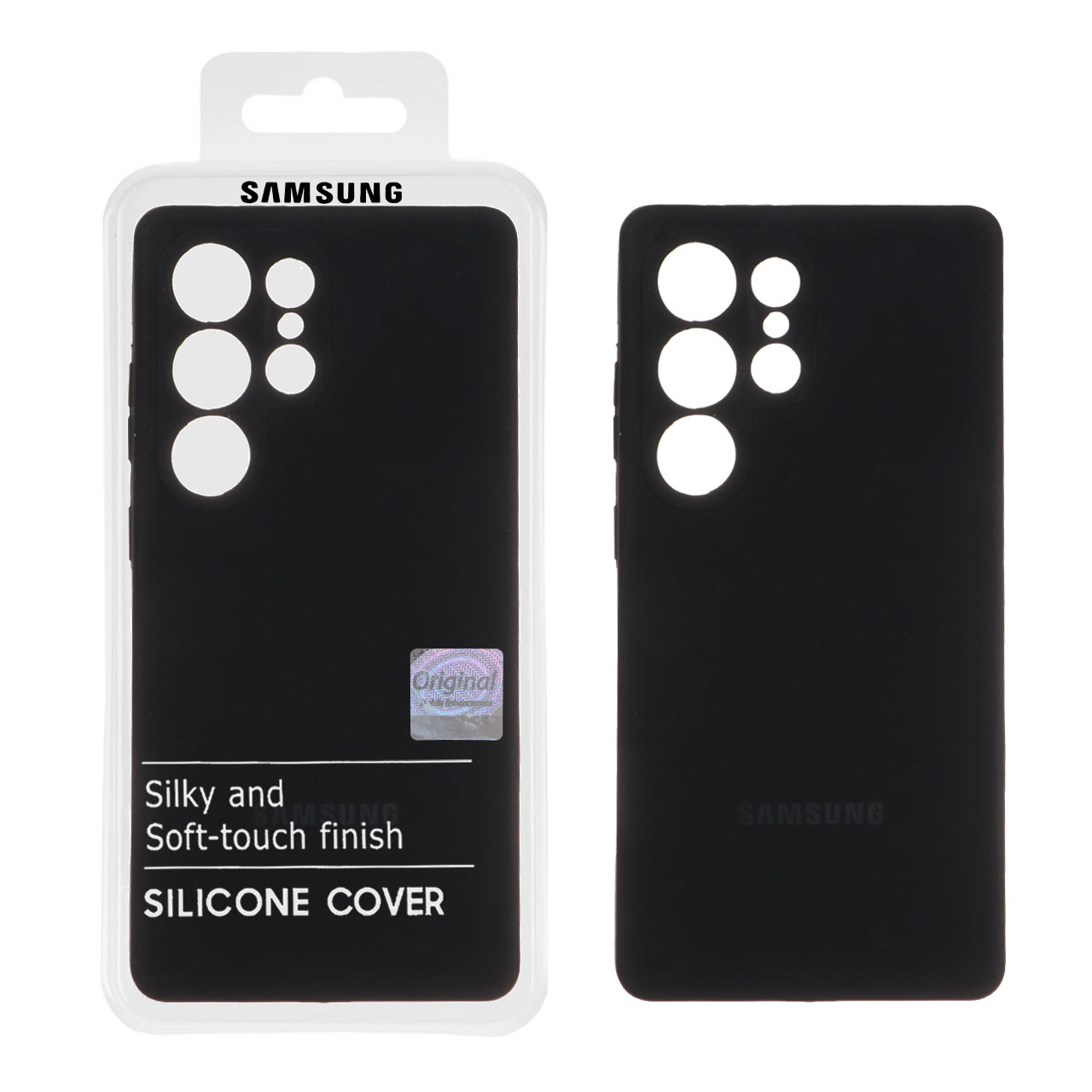 قاب سیلیکونی پاک کنی اورجینال Master Quality مدل Samsung Galaxy S25 Ultra - مشکی