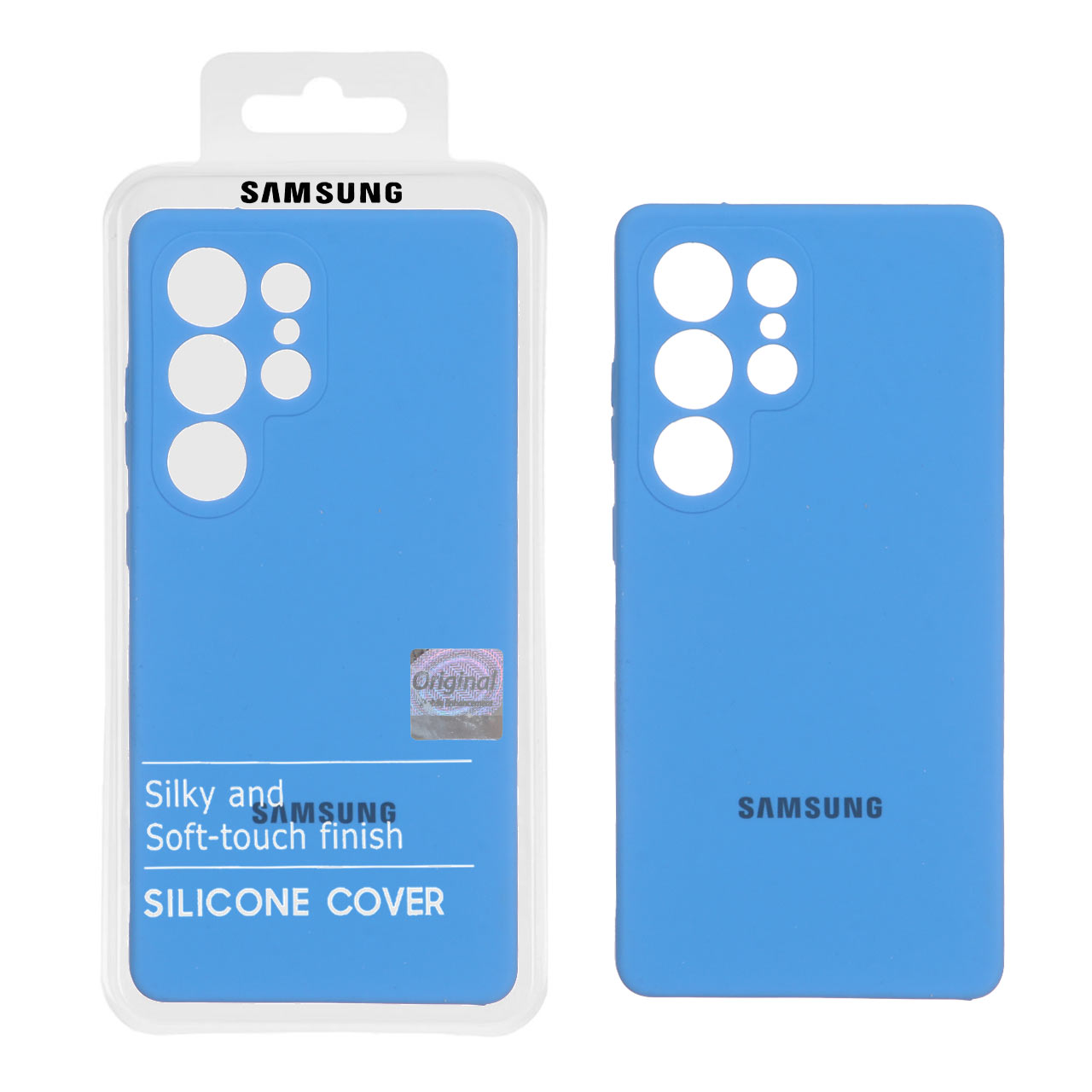 قاب سیلیکونی پاک کنی اورجینال Master Quality مدل Samsung Galaxy S25 Ultra - آبی