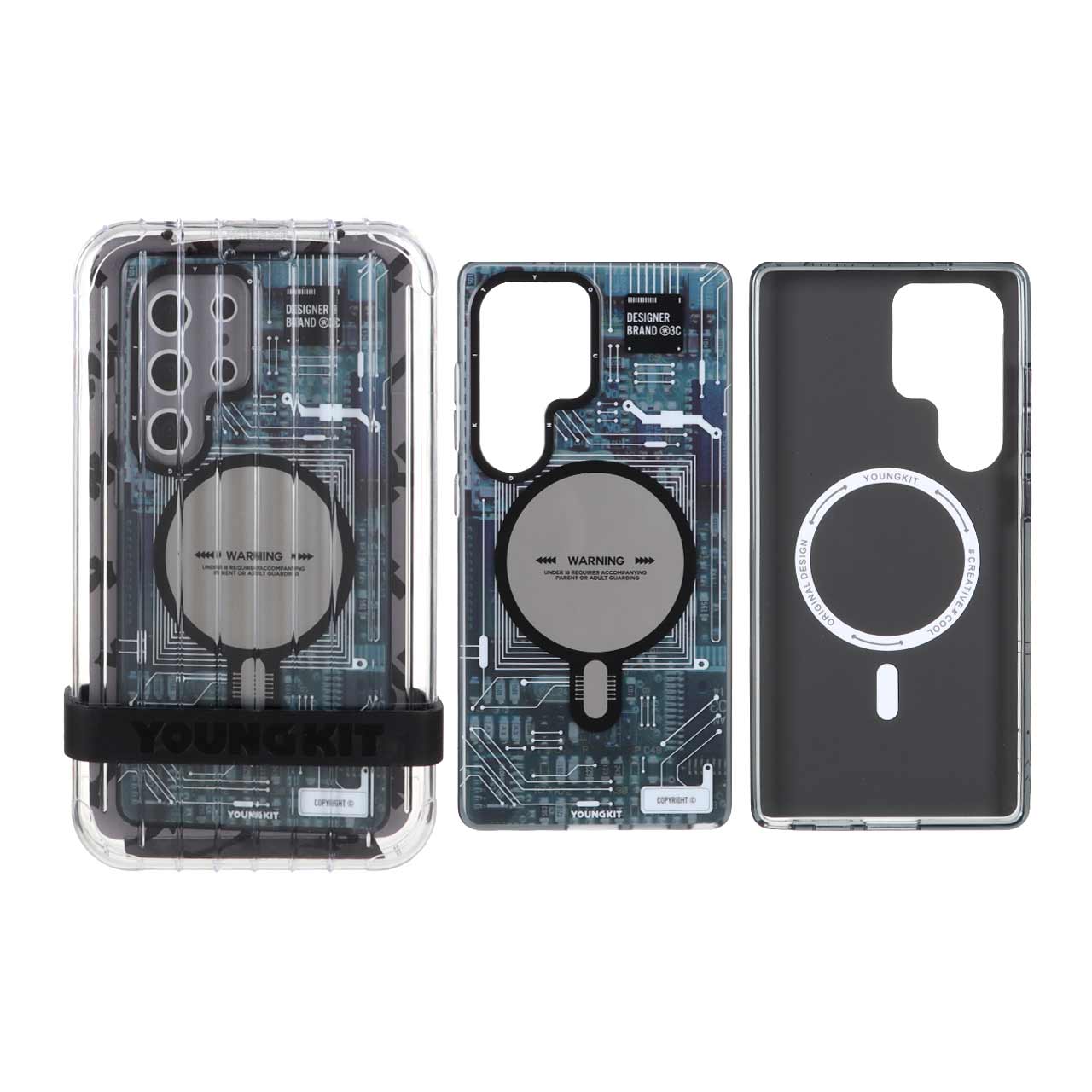 قاب اورجینال YoungKit Magsafe مدل Samsung Galaxy S25 Ultra