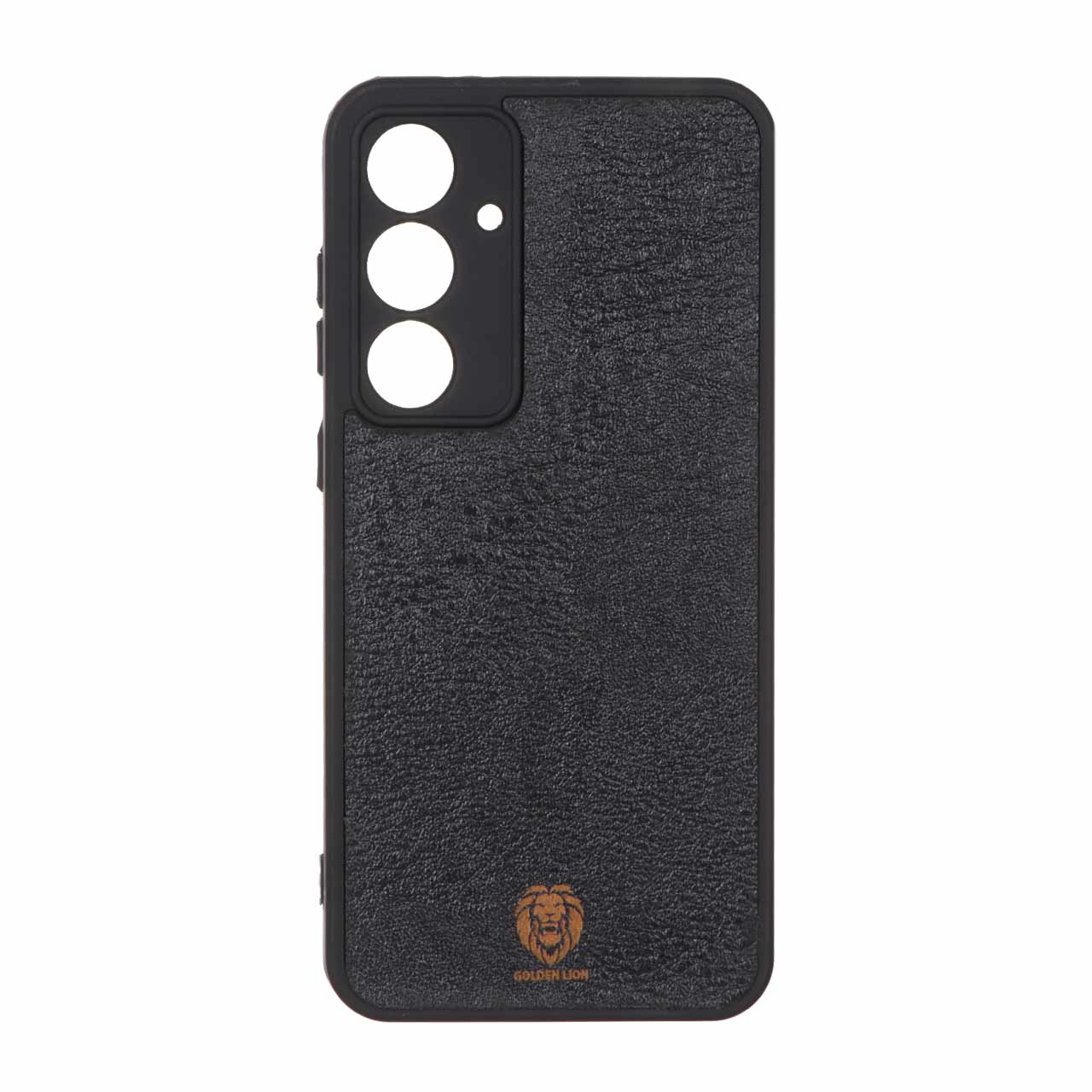 قاب طرح چرم Golden lion مدل Samsung Galaxy S24 FE - مشکی