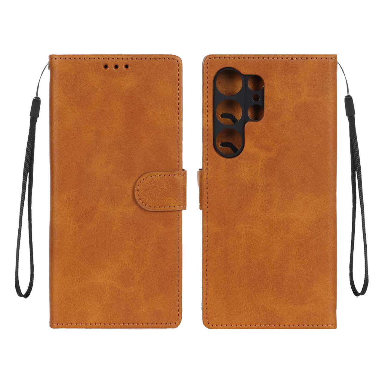 کیف موبایل مگنتی Samsung Galaxy S24 Ultra - عسلی
