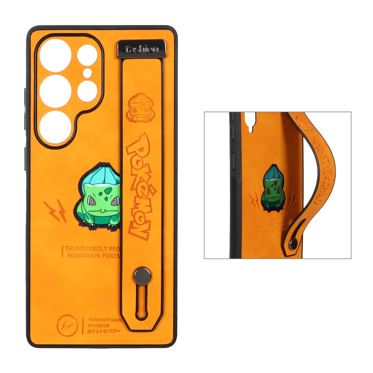 قاب Pokemon فینگربند Samsung Galaxy S25 Ultra - نارنجی