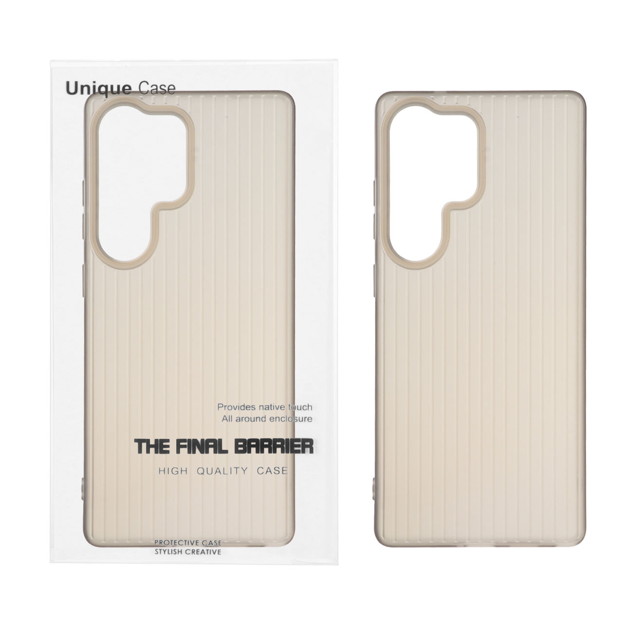 قاب Line Case ژله ای Samsung Galaxy S25 Ultra - خاکستری