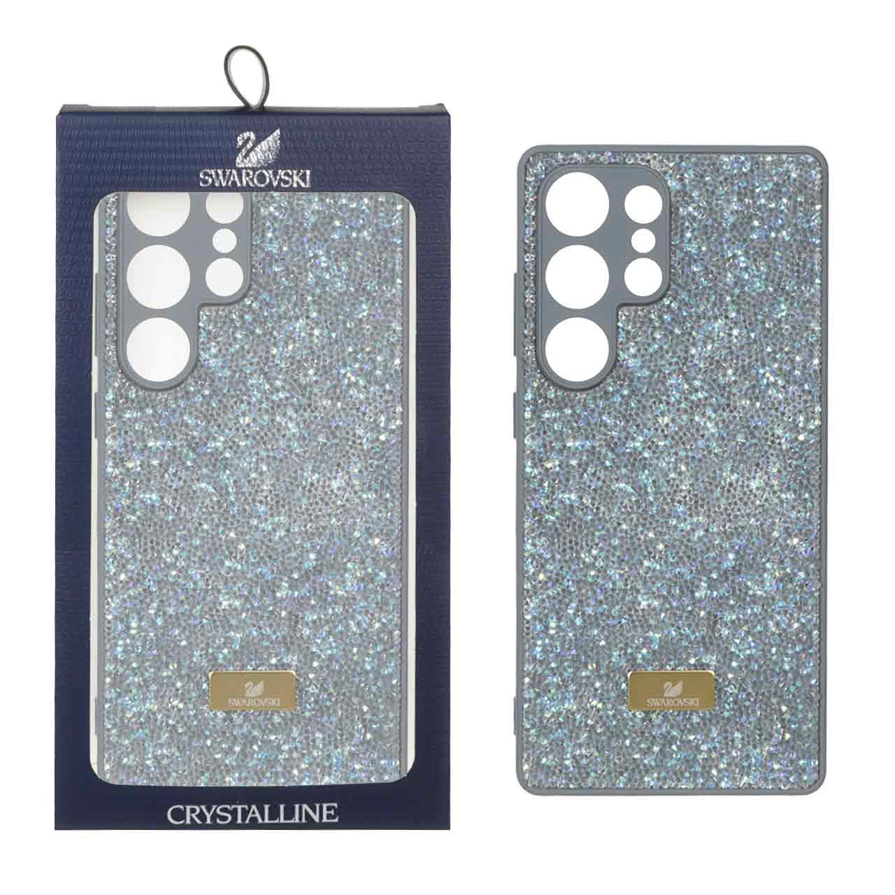 قاب Original Swarovski مدل Samsung Galaxy S25 Ultra - خاکستری