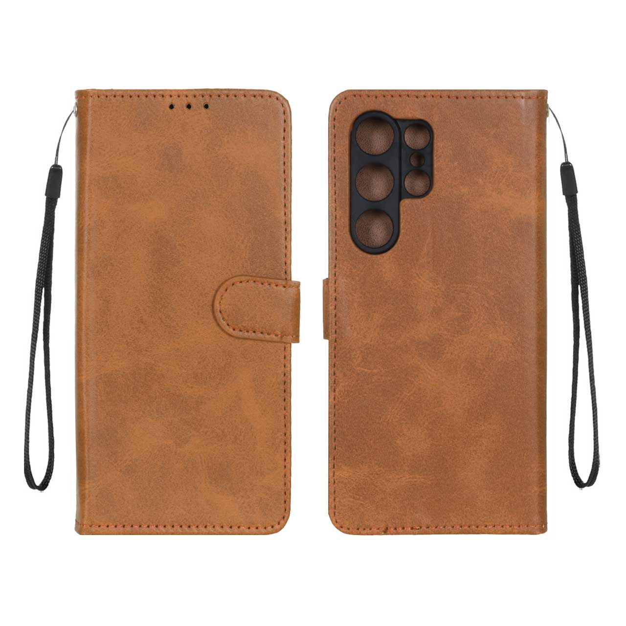 کیف موبایل مگنتی Samsung Galaxy S25 Ultra - عسلی