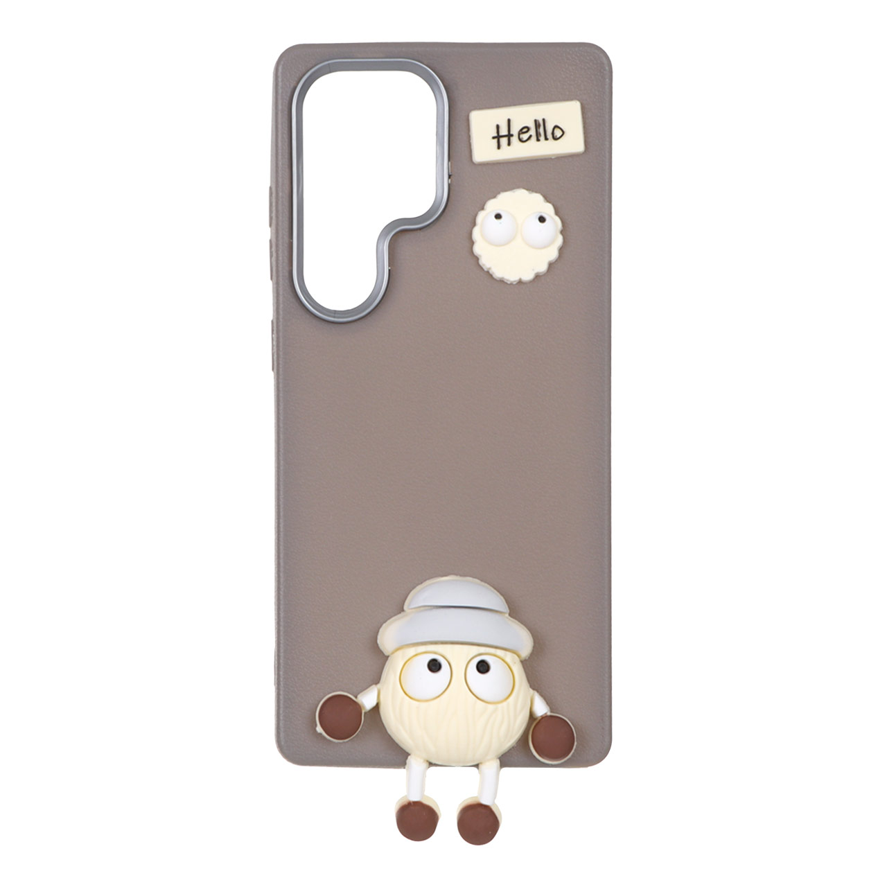 قاب Textureعروسک پادار Samsung Galaxy S25 Ultra - خاکستری