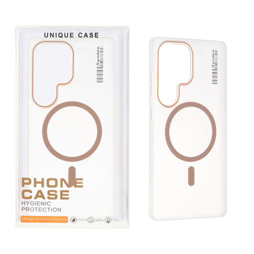 قاب اورجینال Unique Case Syndee مات Magsafe مدل Samsung Galaxy S25 Ultra - نسکافه ای