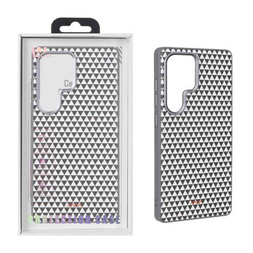 قاب اورجینال WECAN لنز آلومینیومی Samsung Galaxy S25 Ultra - سفید مشکی