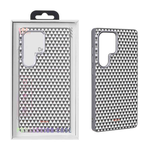 قاب اورجینال WECAN لنز آلومینیومی Samsung Galaxy S25 Ultra - سفید مشکی