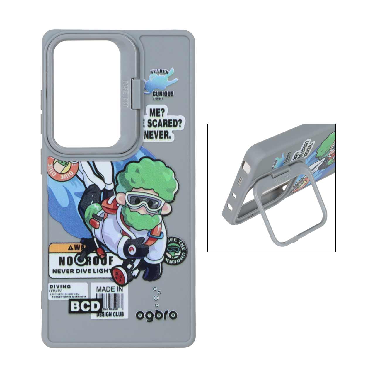 قاب Case Pro طرح دار استندشو Samsung Galaxy S25 Ultra