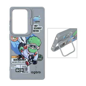 قاب Case Pro طرح دار استندشو Samsung Galaxy S25 Ultra