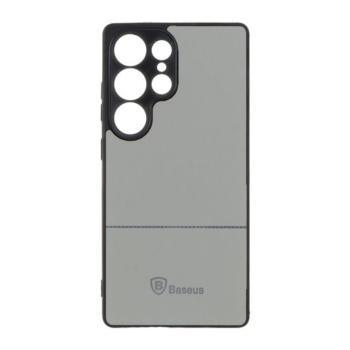 قاب طرح جیر Baseus مدل Samsung Galaxy S25 Ultra - طوسی