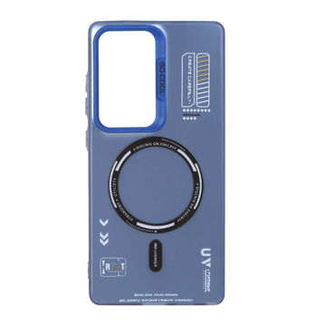 قاب SO COOL طرح مگ سیف RT مدل Samsung Galaxy S25 Ultra - آبی