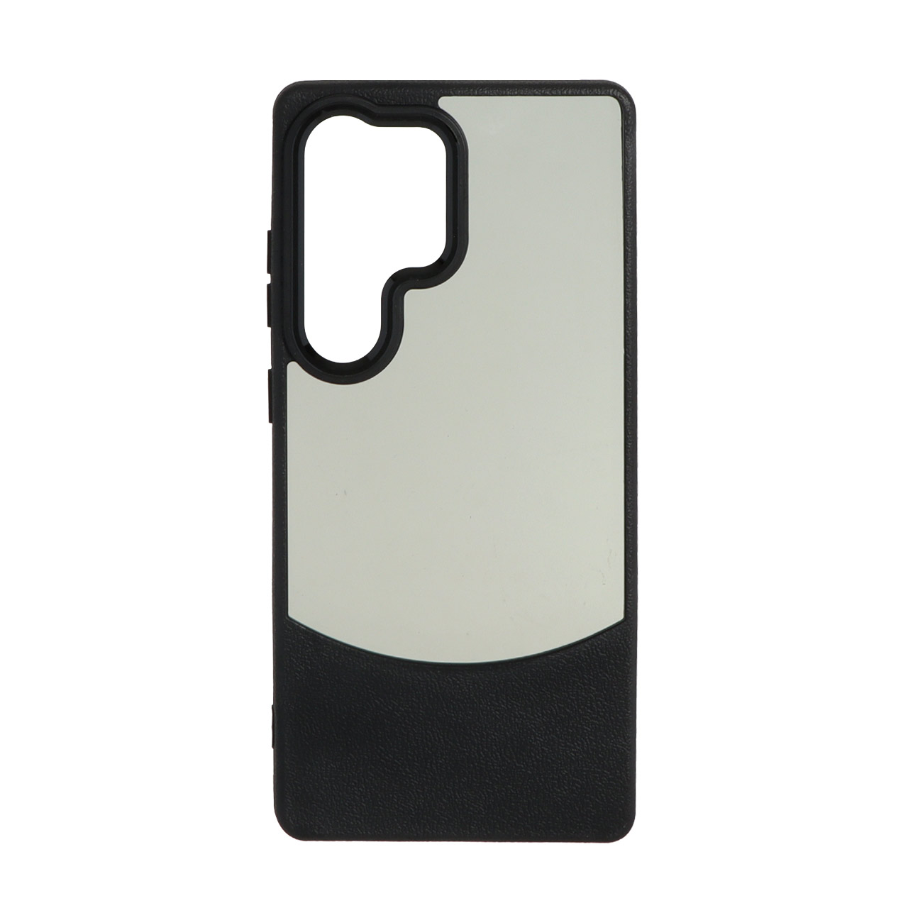 قاب دو تکه Texture لنز آلومینیومی دودی Samsung Galaxy S25 Ultra - مشکی