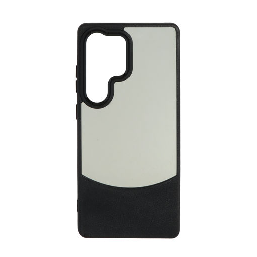 قاب دو تکه Texture لنز آلومینیومی دودی Samsung Galaxy S25 Ultra - مشکی