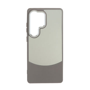 قاب دو تکه Texture لنز آلومینیومی دودی Samsung Galaxy S25 Ultra - خاکستری